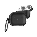 【タイムセール ポイント5倍】 araree ソフトケース POPS for AirPods Pro(第2/1世代) ブラック AR25039APP2