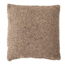 【タイムセール ポイント5倍】 クッション ブラウン 約W45×D45cm