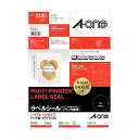 【ポイント11倍!ワンダフルデー】 3M A-one エーワン ラベルシール ハイグレード A4 24面 丸型 100シート 3M-76724
