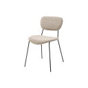 【本日ポイント5倍】 (まとめ) チェア ベージュ 完成品 (×2セット) スチール シンプル