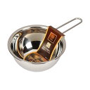 【タイムセール ポイント5倍】 (5セット) パール金属 ラフィネ ステンレス製手付ボール13cm 目盛付 D-6262X5