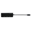 【タイムセール ポイント5倍】 Digio2 USB3.2Gen1 Type-C 4ポート変換ハブ UH-C3404BL ブルー