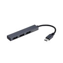 【タイムセール ポイント5倍】 (3セット) ナカバヤシ USB2.0Type-C3ポート変換ハブ グレー UH-C2573GYX3