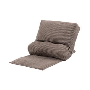 【5/10 ポイント9倍】 マルチフロアチェア グレー 約幅52cm 完成品