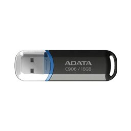 【ポイント4倍】 (まとめ）A-DATA C906小型USBフラッシュドライブ 16GB ブラック AC906-16G-RBK 1個【×10セット】