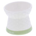 【5/10 ポイント9倍】 フードが食べやすい脚付き陶器食器 Mサイズ (犬猫用品/食器)