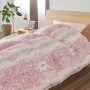 【P7倍!+買い回り】 リサイクルダウン80% 羽毛ふとん ピンク シングル(約150×210cm)【代引不可】