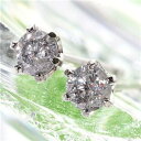 【5/1は! ポイント10倍】 K18WG0.1ctダイヤモンドピアス(4)