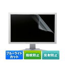 【タイムセール ポイント5倍】 サンワサプライ 21.5型ワイド対応ブルーライトカット液晶保護指紋反射防止フィルム LCD-215WBCAR