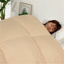 【P7倍!+買い回り】 ミライクルダウン85% 羽毛肌掛け布団 シングル(約150×210cm) アイボリー【代引不可】