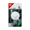 【タイムセール ポイント5倍】 (5セット) レック プッシュ式吸盤フック 大 H-669X5