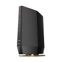 【タイムセール ポイント5倍】 BUFFALO バッファロー 無線ルーター AirStation Wi-Fi 6 対応ルーター プレミアムモデル マットブラック...