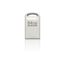 【5/1は! ポイント10倍】 エレコム USB3.2対応超小型USBメモリ MF-SU3A064GSV シルバー(2)