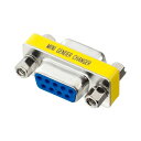 【タイムセール ポイント5倍】 (5個セット) サンワサプライ ジェンダーチェンジャー(D-sub9pinコネクタメスメス) AD9S-FFKX5