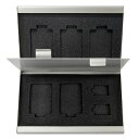 【本日定休 ショップポイント5倍】 (まとめ)Digio2 メモリーカードケース SWITCHゲーム/5枚+microSD/2枚 MCC-SWI05SL シルバー(×3セット)(2)