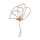 【8/6は!P9倍】 ウォールデコ(花) 凛 約26×4.6×33.5cm ワイヤー細工のエレガントなウォールデコ C6025594