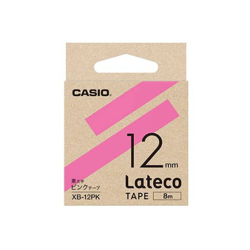 【タイムセール ポイント5倍】 (5個セット) カシオ計算機 Lateco 詰め替え用テープ 12mm ピンクテープ黒文字 XB-12PKX5 【タイムセール ポイント5倍】 (5個セット) カシオ計算機 Lateco 詰め替え用テープ 12mm ピンクテープ黒文字 XB-12PKX5