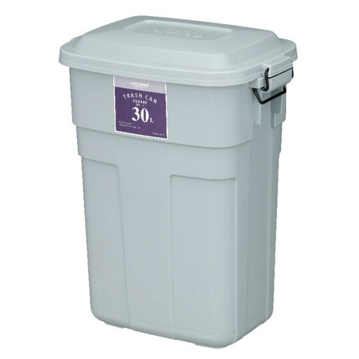 岩崎工業 トラッシュカン 30L グレー L-941 岩崎工業 トラッシュカン 30L グレー L-941