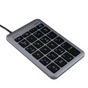 【5/1は! ポイント10倍】 Digio2 有線 USB Type-C テンキーボード ショートカット付 TNK-SU235GYBK グレーブラック(2)