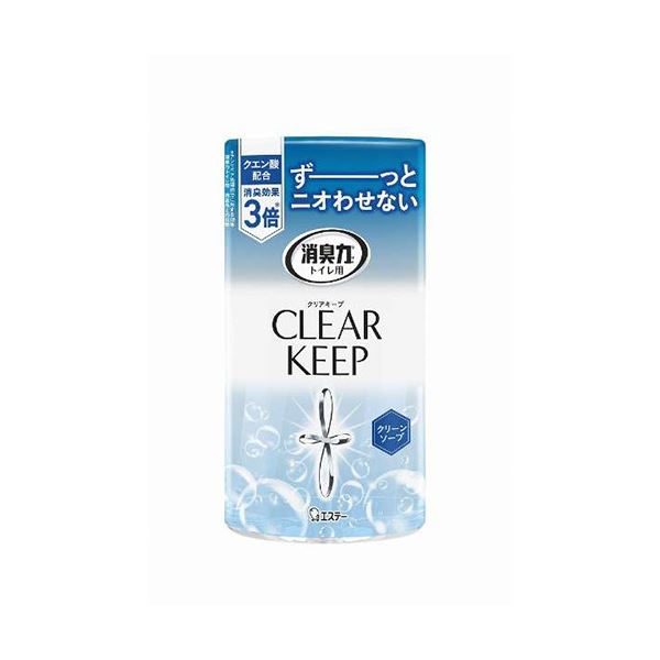 （まとめ）エステー トイレの消臭力 CLEAR KEEP クリーンソープ（×5セット）