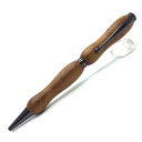 【P7倍!+買い回り】 日本製 ハンドメイド ボールペン/文房具 (胡桃 ウォールナット) クロスタイプ 芯:0.7mm 銘木 文具 『8Color Wood Pen』