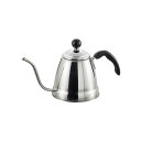 【タイムセール ポイント5倍】 コーヒーポット/ドリップポット (細口 1.0L) ステンレス製 IH・ガスコンロ対応 日本製 『フィーノ』