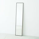 【9/30限定!ポイント13倍】 細枠ウォールミラー幅32cm(ブラウン/茶) 天然木/姿見鏡/スリム/高級感/木製/飛散防止加工/壁掛け/北欧風/日本製/完成品/NK-6