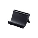 【タイムセール ポイント5倍】 (まとめ)サンワサプライ iPadスタンド(ブラック) PDA-STN7BK(×2セット)