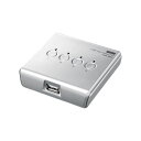 【タイムセール ポイント5倍】 サンワサプライ USB2.0手動切替器(4回路) SW-US24N