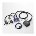 【タイムセール ポイント5倍】 エレコム USBパソコン切替器 KVM-KUS