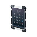 【タイムセール ポイント5倍】 (まとめ)サンワサプライ 耐衝撃シリコンケース(8.9〜11.6インチ) PDA-TABH4BK(×3セット)