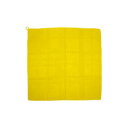  (まとめ)アーテック カラースカーフ 700×700mm ポリエステル製 ループ付き イエロー(黄) 