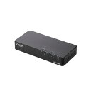 【タイムセール ポイント5倍】 エレコム Giga対応スイッチングHub/8ポート/プラスチック筐体/磁石付き/電源内蔵モデル/ブラック EHC-G08PN2-...
