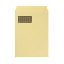 【P7倍!+買い回り】 (まとめ) TANOSEE 窓付クラフト封筒 A4 裏地紋付 85g/m2 1パック(100枚) (×2セット)