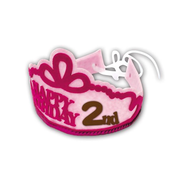 【ポイント9倍!タイムセール】 (まとめ)ノルコーポレーション メモリコ フェルトティアラ ピンク2 BDZ0302(×5セット)