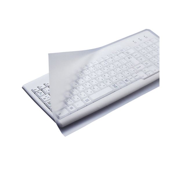 【ポイント11倍！イーグルス祭】 (まとめ) エレコム キーボードカバー ぴたッとシートSUPER デスクトップ用 PKU-FREE1 1枚 （×10セット）