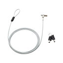 【タイムセール ポイント5倍】 (まとめ)サンワサプライ超小型シリンダセキュリティ SL-64 1パック(×3セット)