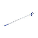 【タイムセール ポイント5倍】 竿上げ 物干し竿掛け棒 約全長100cm 3セット 軽量 グリップ フック穴付き スチールコーティング ベランダ 洗濯用品