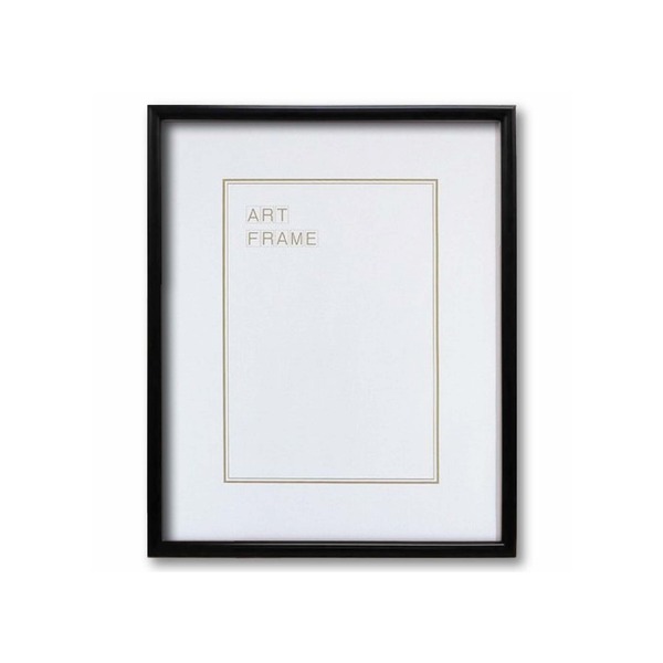 【タイムセール ポイント7倍! 3/2】 （木製額）色あせを防ぐUVカットアクリル 温かみのある木製フレーム デッサン額 大衣サイズ（509×394mm）ブラック