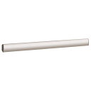 【タイムセール ポイント5倍】 コートハンガーレール (シルバー 耐荷重25kg×1本) レール100cm サイドキャップ 取付専用ビスセット付き 〔DIY 業...