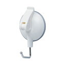 【タイムセール ポイント5倍】 (まとめ) オート レバー式吸盤フック 中耐荷重3kg QHC-09シロ 1個 (×30セット)