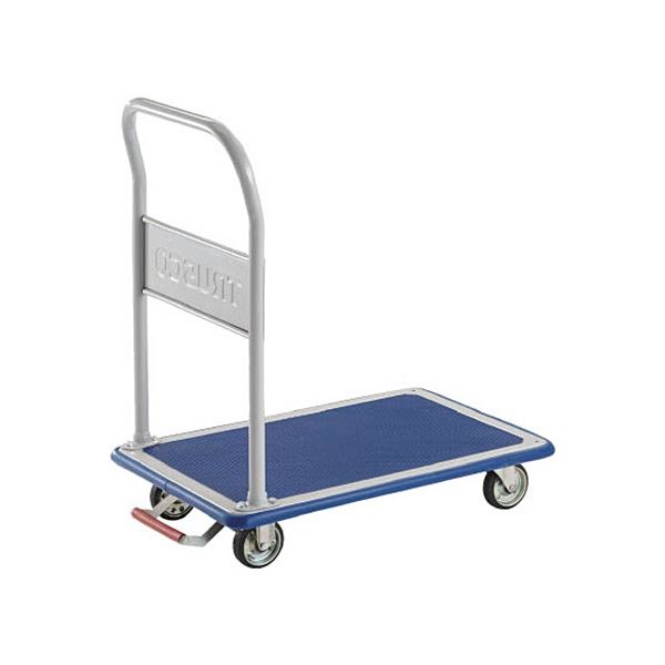 【5/5は！ ポイント9倍】 TRUSCO ドンキーカート 固定式 810×510mm ピン式固定車 ストッパー付 202NKB 1台 組立品