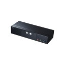 【タイムセール ポイント5倍】 サンワサプライ DisplayPort対応パソコン自動切替器(2:1) SW-KVM2HDPU