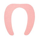 【タイムセール ポイント5倍】 (まとめ) 便座シート/吸着べんざシート (ピンク) 洗える トイレ用品 『レック ぴたQ』 (72個セット)
