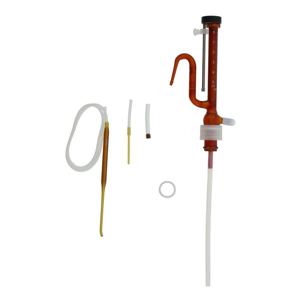 【4/7は!ポイント9倍】 分注器 リビューレット 茶褐色 本体のみ 5mL 025120-51