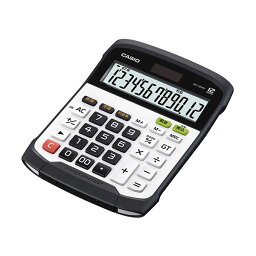 【ポイント5倍! 4/28は楽天勝利でPアップ】 カシオ計算機 CASIO 防水・防塵電卓 デスクトタイプ12桁 WD-320MT-N