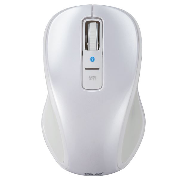【5/10 ポイント9倍】 Digio2 Bluetooth5.0 静音マウス MUS-BKT174W ホワイト