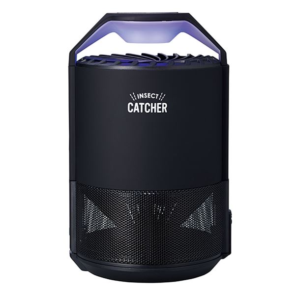 【いちばの日 ポイント10倍】 LED 蚊取り器 防虫用品 約幅14×奥行13×高さ22.3cm スチール お手入れ簡単 UV USBケーブル ACアダプター付き リビング