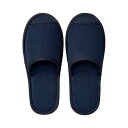 【タイムセール ポイント5倍】 (まとめ) TANOSEE ウォッシャブル メッシュスリッパ ネイビー 1足 (×10セット)