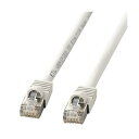 【タイムセール ポイント5倍】 (まとめ)サンワサプライSTPエンハンスドカテゴリ5 単線ケーブル ライトグレー 0.5m KB-STP-005LN 1本(×5...